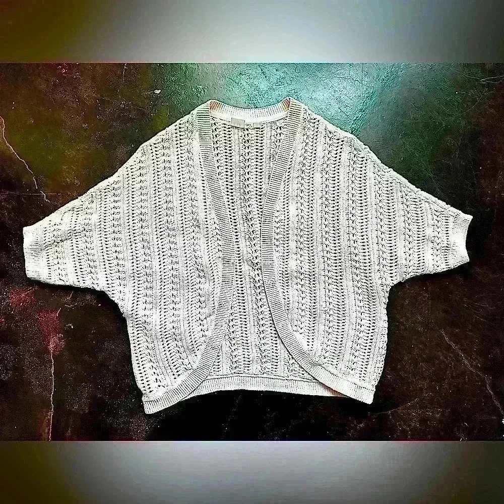Gap Kids Pink Knit Open Front Shrug (K18)